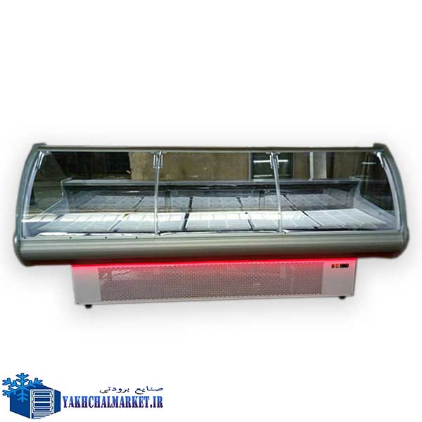 یخچال جزیره شیشه خم