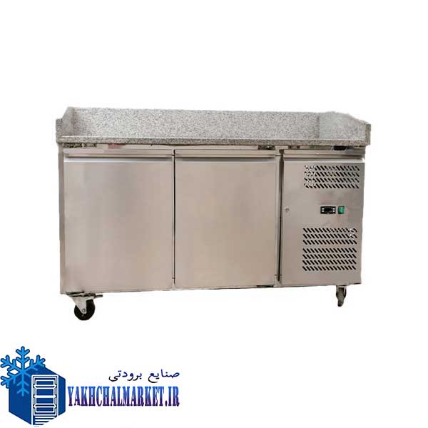 یخچال روی میزکار رویه سنگ 150 سانتی عرض 80 وین کول