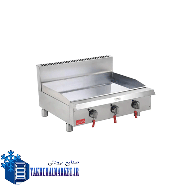 گریل گازی رومیزی 90 سانت تخت کروم وینتورا
