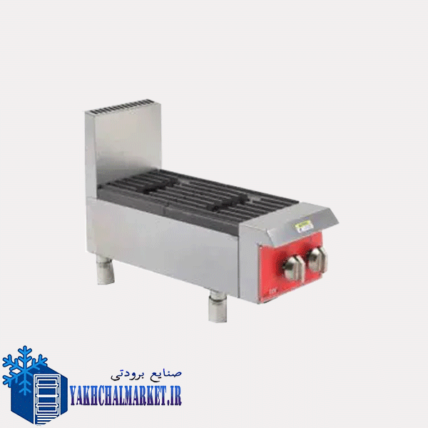 گریل گازی رومیزی 45 سانت تخت کروم وینتورا